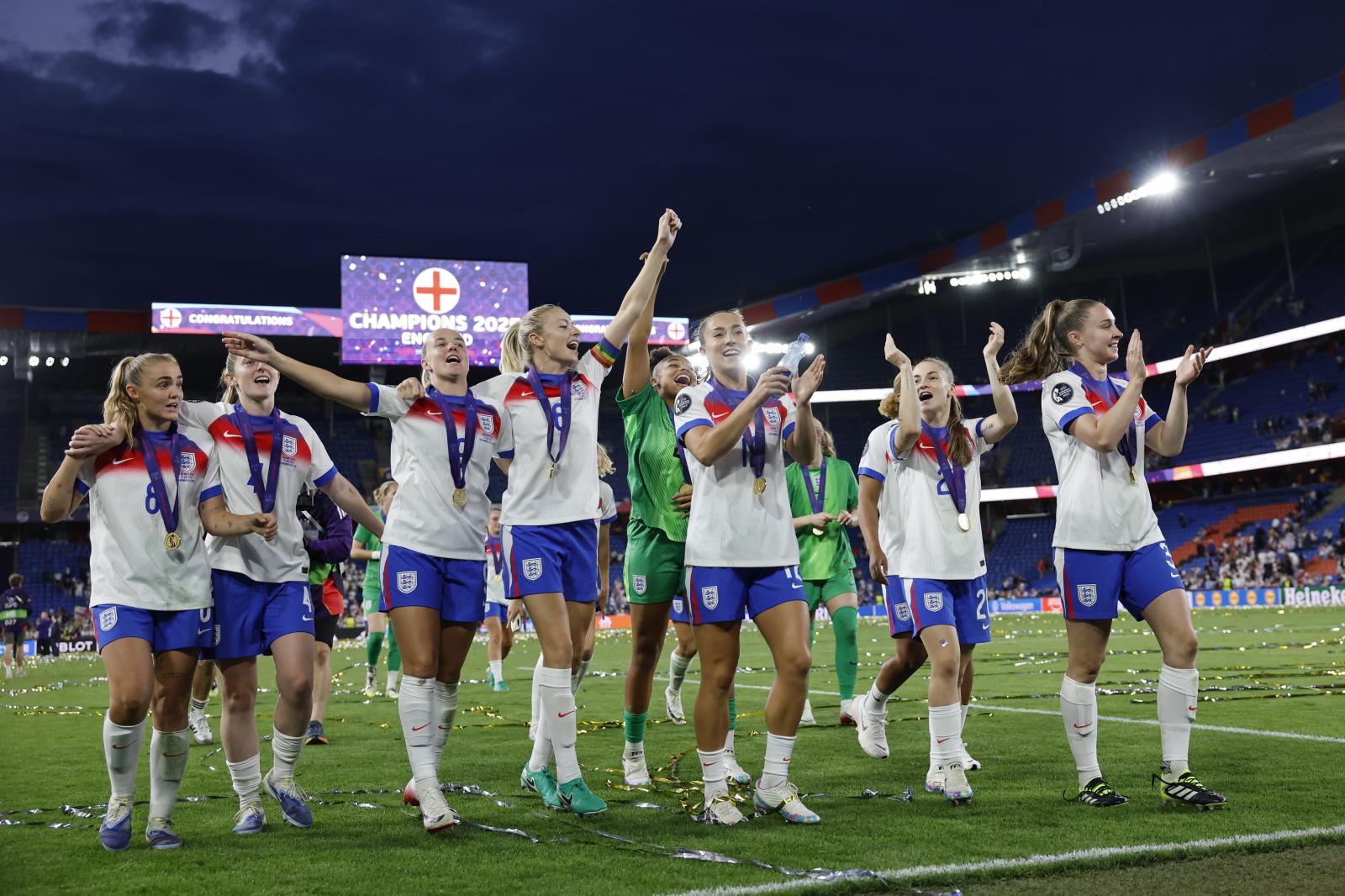 England beat Spain in Euro final - in pictures