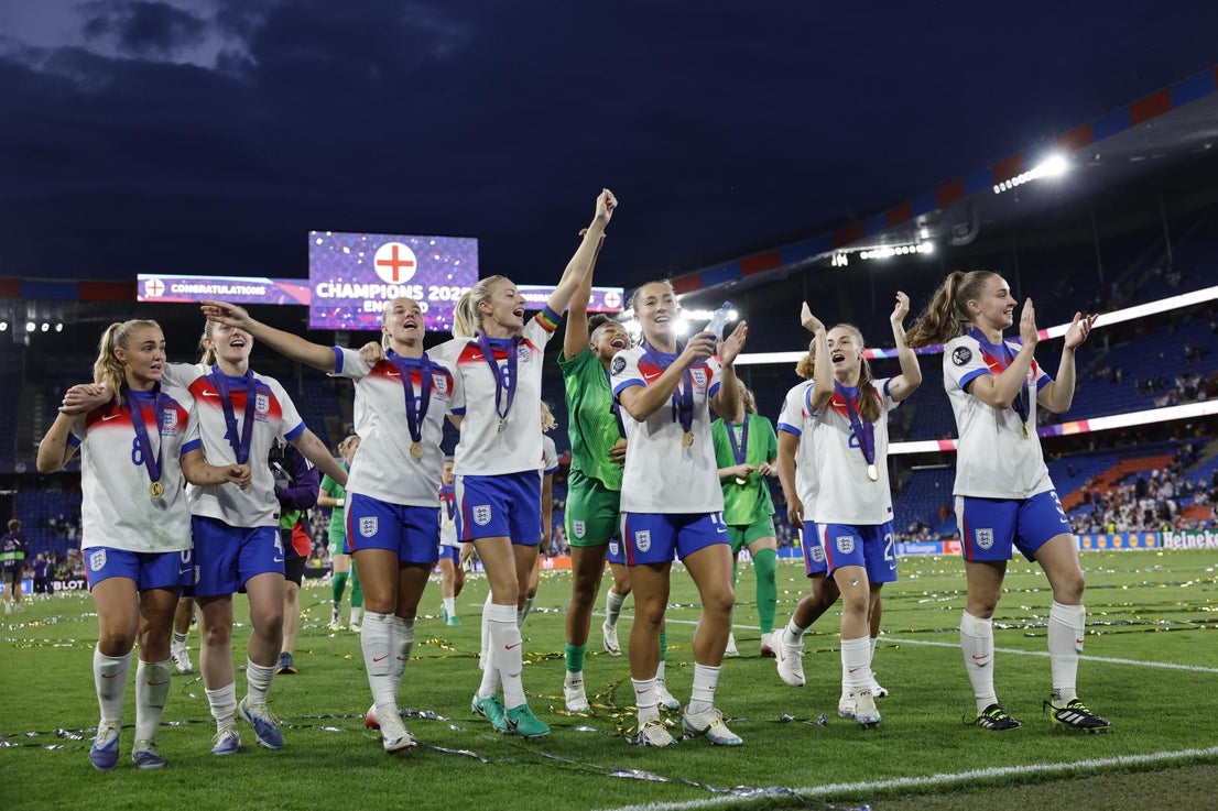 England beat Spain in Euro final - in pictures