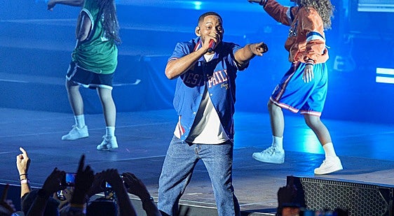 Will Smith rocks quarry venue during rebirth in Marbella, in pictures