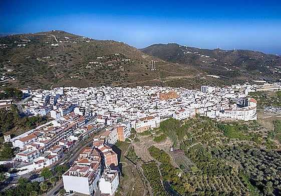 Panoramic view of Torrox Pueblo.