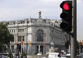 Headquarters of Banco de España in Madrid.