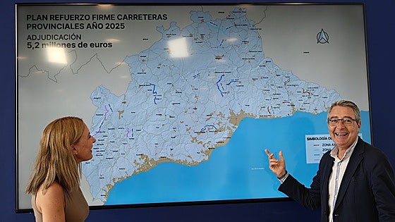 These are the Malaga roads scheduled for surface improvements by the provincial authority