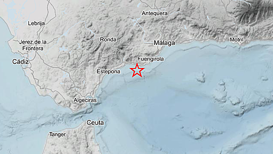 Popular Costa del Sol holiday resort is epicentre of magnitude 2.7 minor earthquake