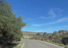 Photo of the MA-3300 road, where the incident occurred.