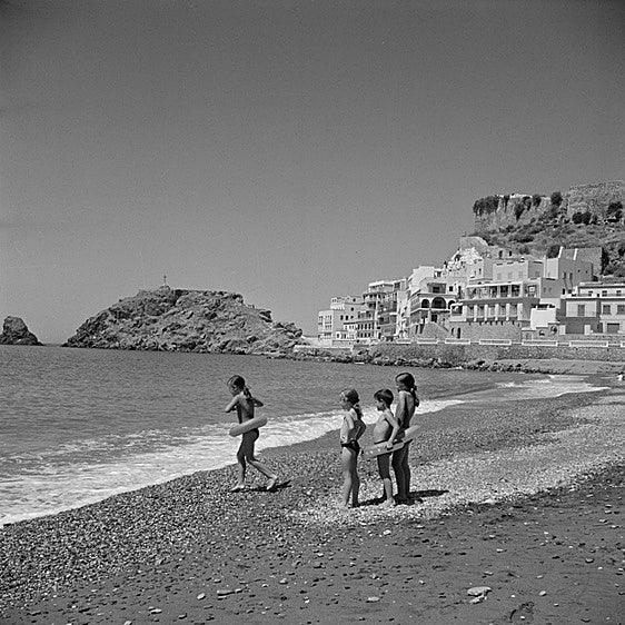 The image of a deserted beach on Spain's Costa Tropical taken just before the tourist boom in Almuñécar