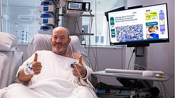 The day Francisco Santamaría was reborn at La Rosaleda stadium in Malaga