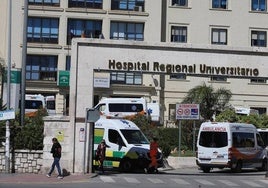 An archive image of the entrance to the Regional Hospital.