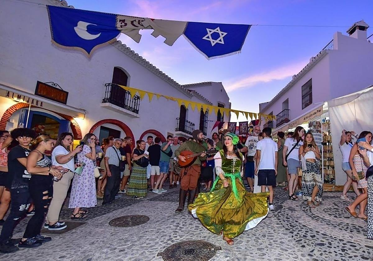 Visitors enjoying last year's Tres Culturas festival.