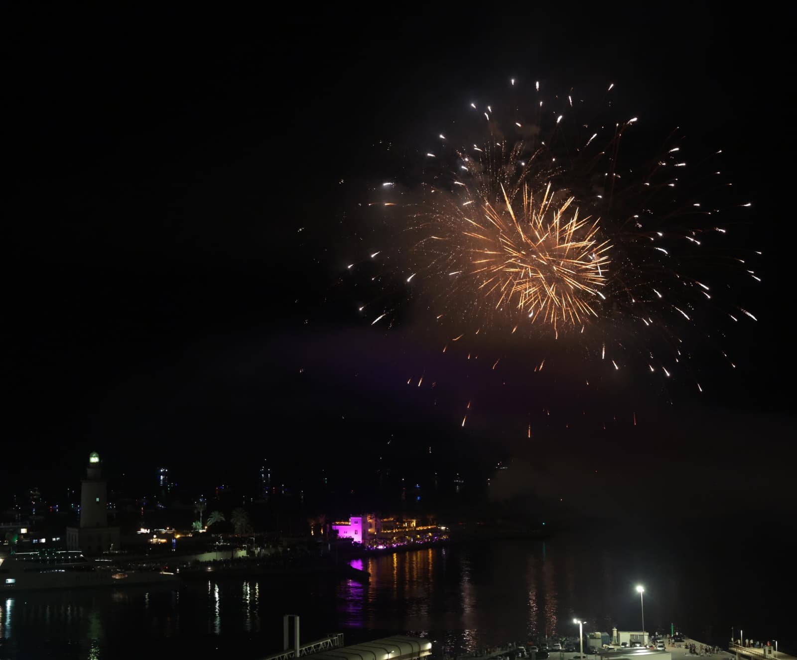 Malaga kicks off eight days of partying with fireworks and drone show