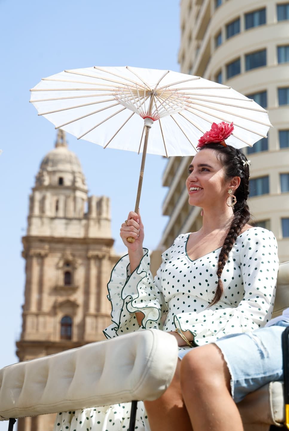Malaga's annual summer fair is even hotter than usual as heatwave sweeps across Spain