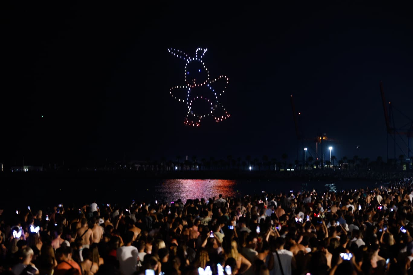 Malaga kicks off eight days of partying with fireworks and drone show