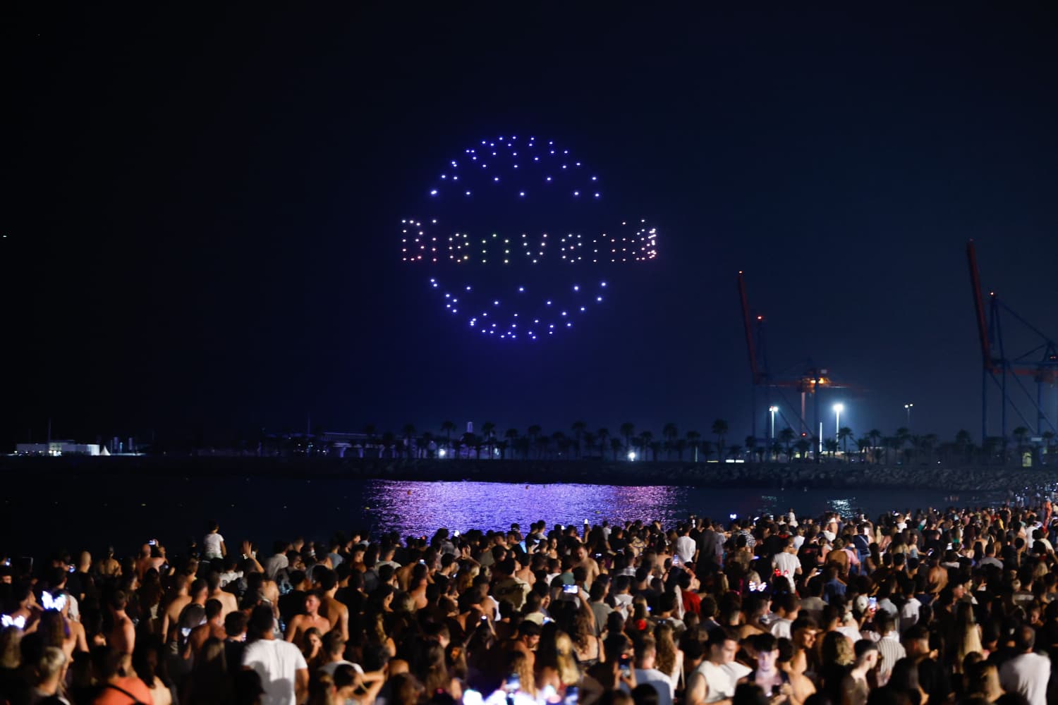 Malaga kicks off eight days of partying with fireworks and drone show