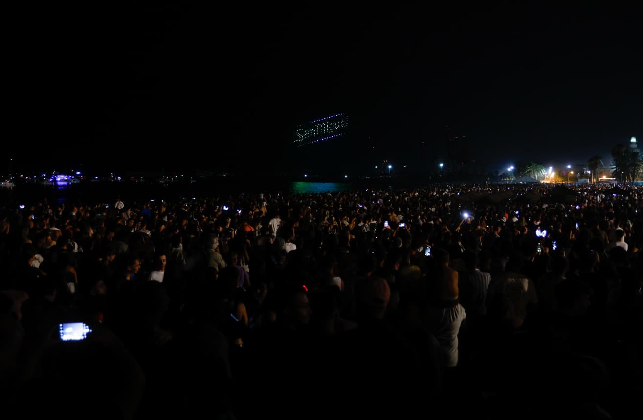 Malaga kicks off eight days of partying with fireworks and drone show