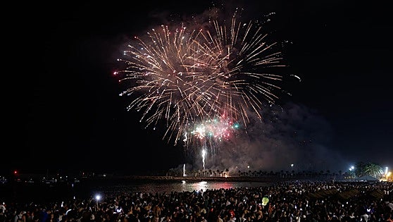 Malaga kicks off eight days of partying with fireworks and drone show