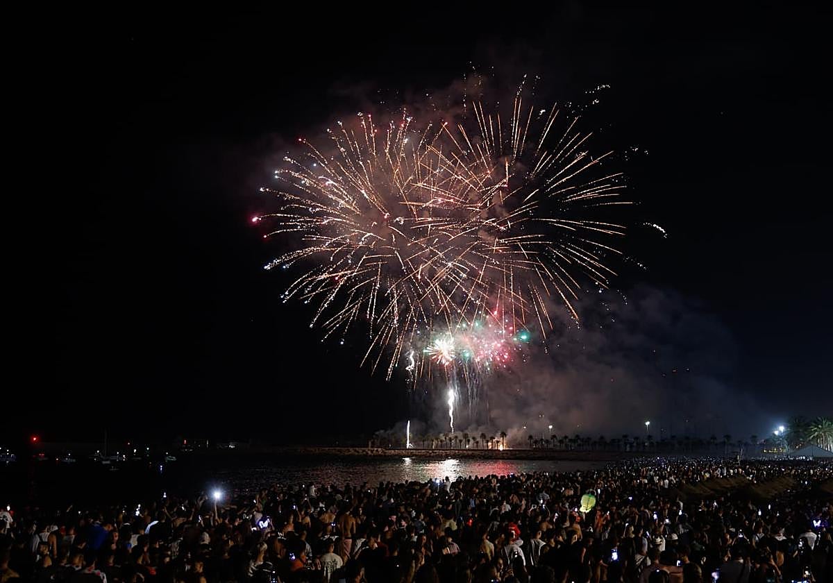 Malaga kicks off eight days of partying with fireworks and drone show