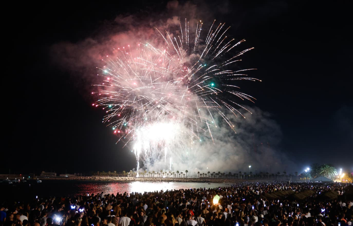Malaga kicks off eight days of partying with fireworks and drone show