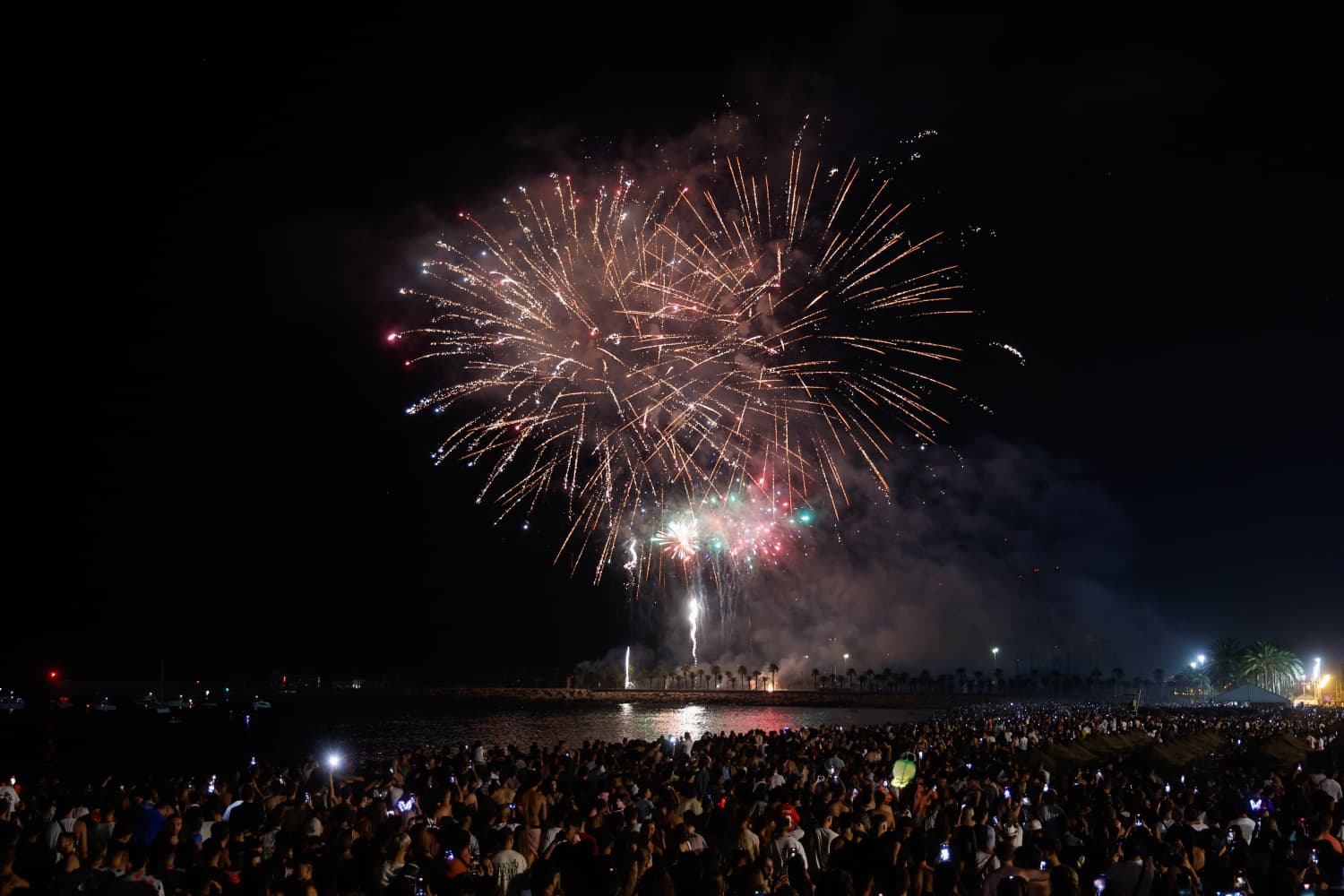 Malaga kicks off eight days of partying with fireworks and drone show