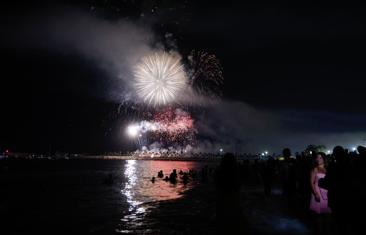 Malaga kicks off eight days of partying with fireworks and drone show