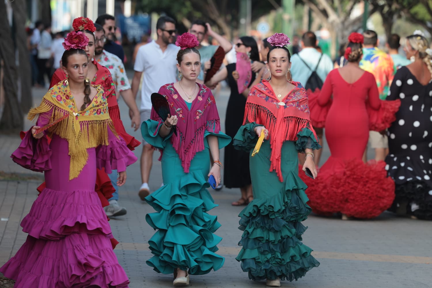 Malaga's spectacular summer feria 2025, in pictures