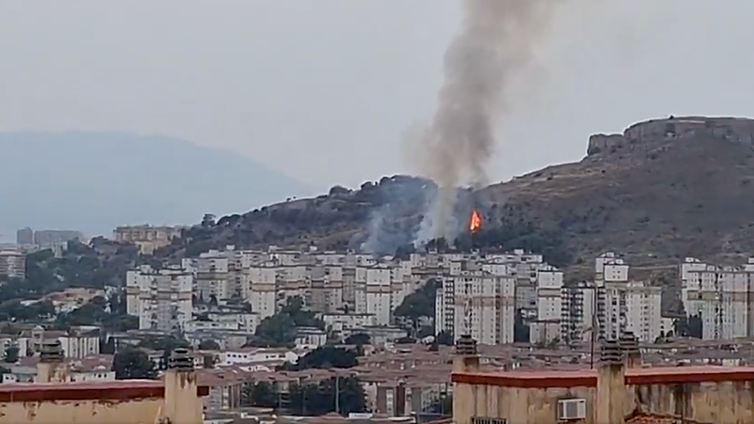 Wildfire declared in Malaga: two helicopters moboilised after more than 100 emergency calls received