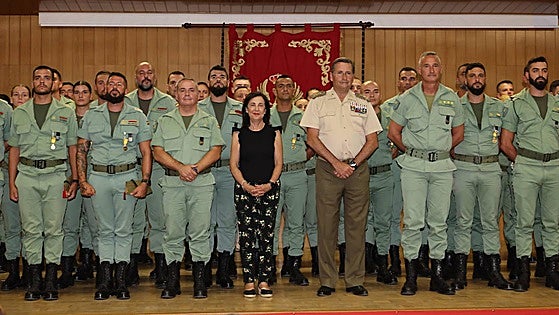 Ronda-based legionnaires honoured for their work during Valencia's deadly 'Dana' flooding disaster