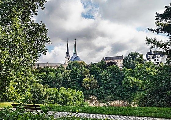Much greenery, thanks to rains.