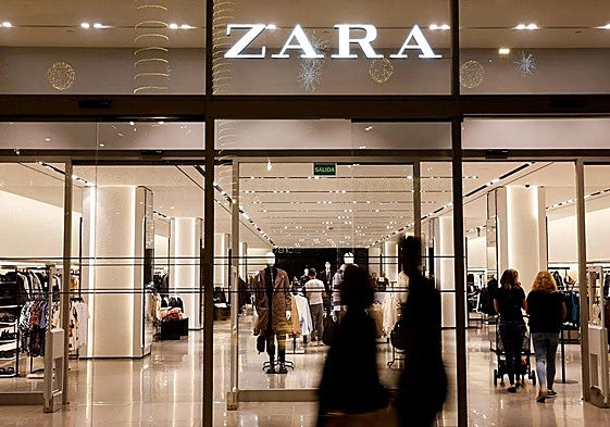 File image of a Zara shop.