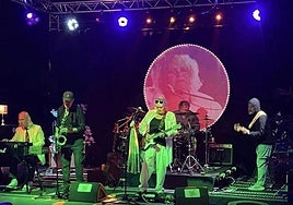 One of the coast’s most respected blues artists, Mama Paula, during a concert last year.