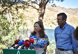 Patricia Navarro and Fernando Fernández-Tapia, this Thursday.