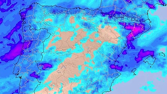 Aemet warns of unstable weather, heavy rain and a dramatic temperature change in Spain