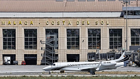 Malaga Airport soars to a new record with up to 60 private aircraft flights a day this summer