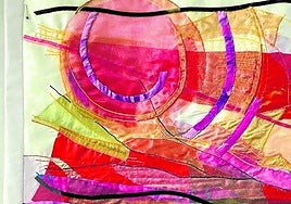 Textile art by Jo Dennison.