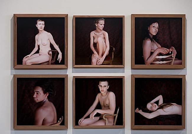 Nude portraits shot by Mona Kuhn.