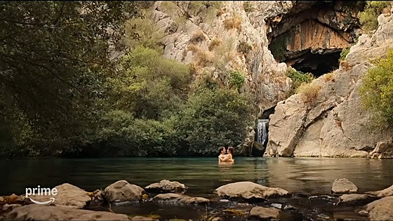 The idyllic cave and bathing spot near Ronda that stars as a romantic getaway in Robin Wright's new Amazon series