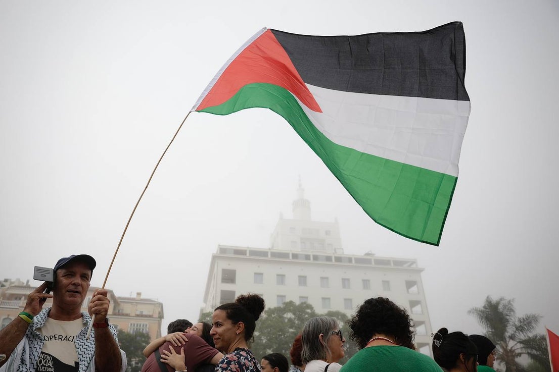 More than 2,000 protesters join Gaza 'genocide' march in Malaga, in images