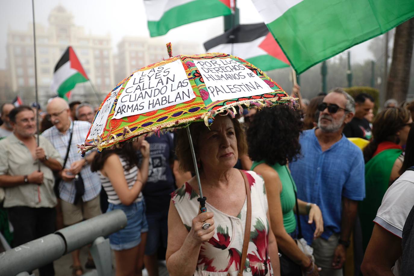More than 2,000 protesters join Gaza 'genocide' march in Malaga, in images
