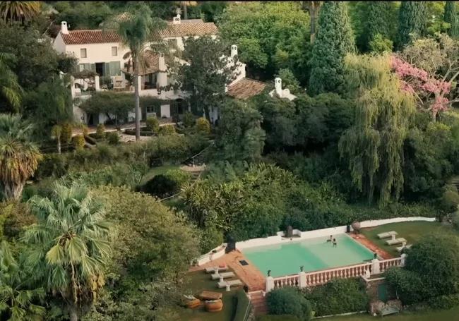 The idyllic Villa Tramores, the fictional Malaga home of the series' protagonists.