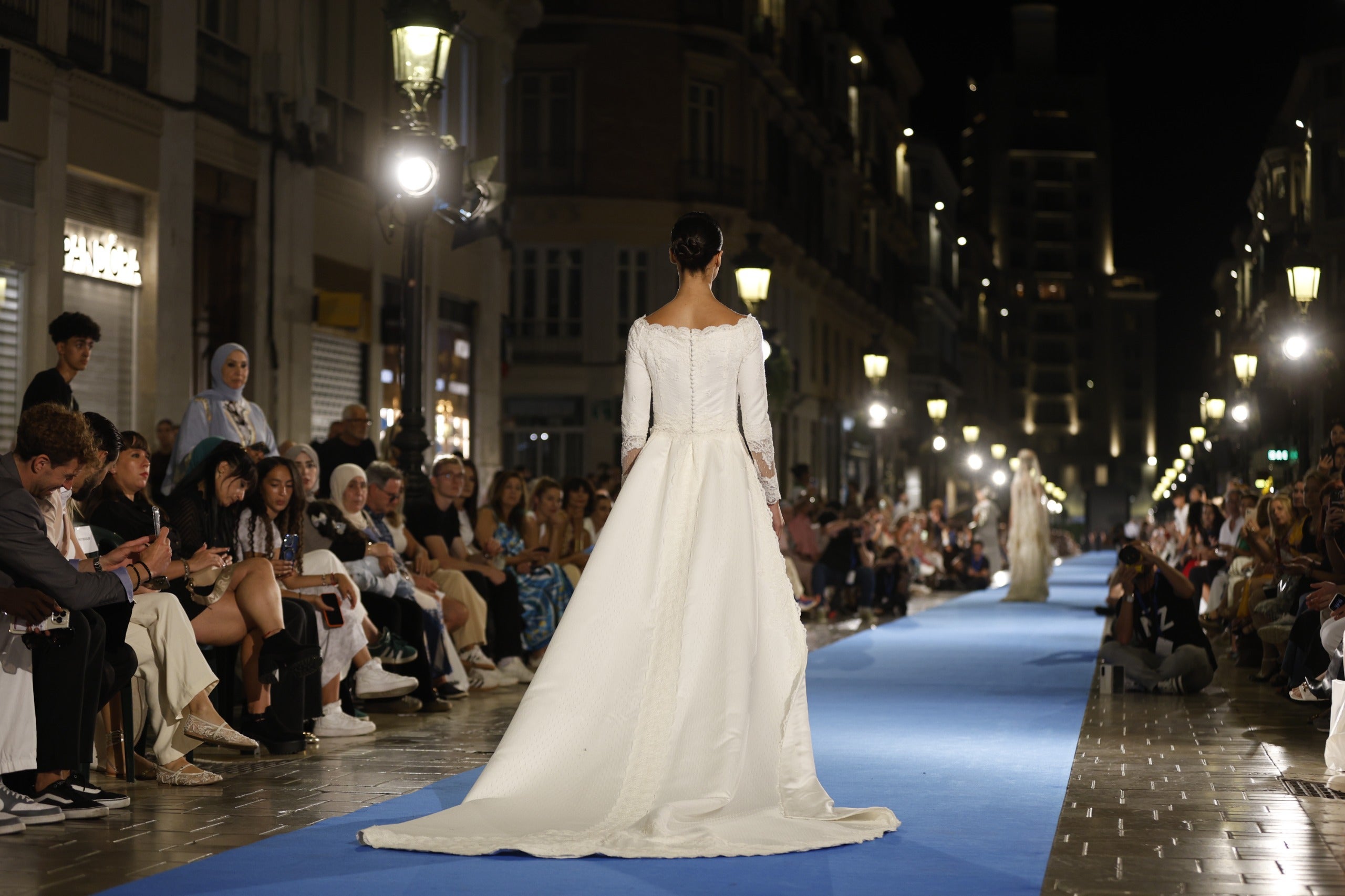 Aurora Gaviño en la Pasarela Larios.