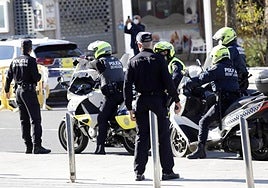 Benidorm Local Police officers.