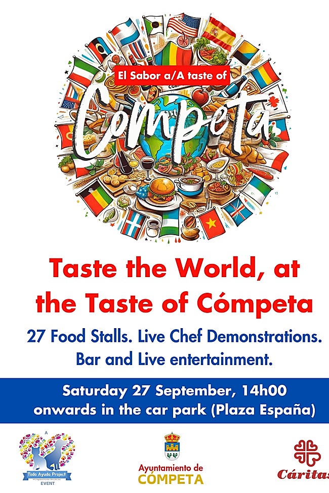 The poster in English