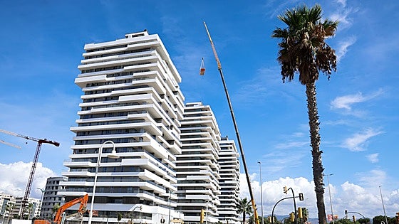 Five-million-euro asking price for luxury apartment in newly completed tower block on Malaga's west coast