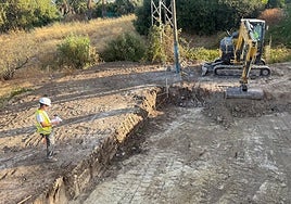 Start of work on the municipal outdoor swimming pool.