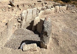 Dolmen I discovered in the ancient necropolis of La Lentejuela.