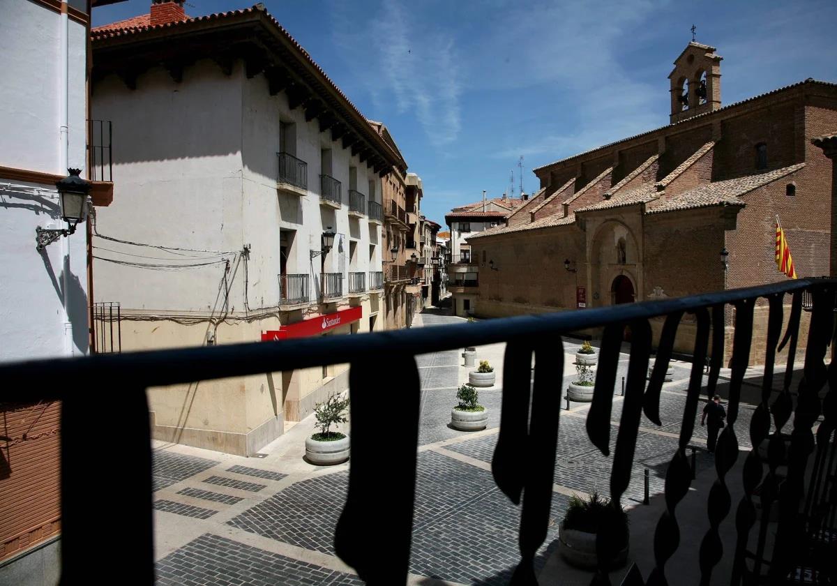 Archive photo of the centre of Calanda