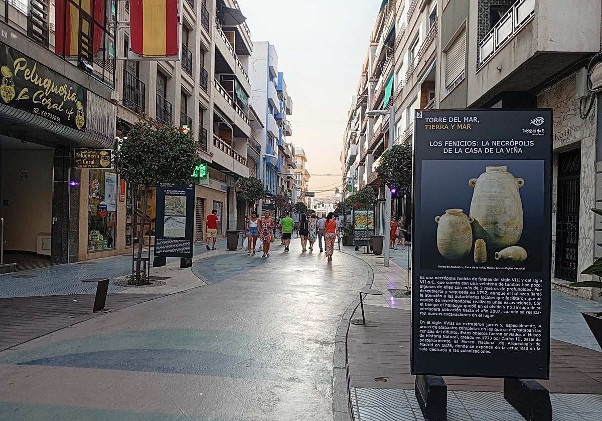 Calle del Mar is one of Torre del Mar's main shopping streets.