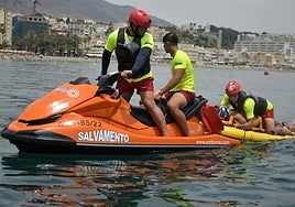 Lifeguard service included two jet skis.