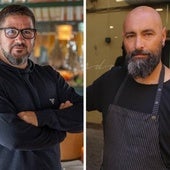 Dani García, Smoked Room, Madrid (left) and Benito Gómez, Bardal, Ronda (right).