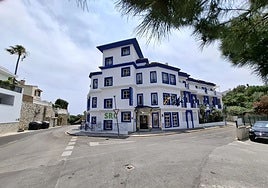 The property has 61 apartments and a swimming pool.