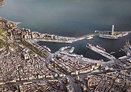 Artist's impression of the Torre del Puerto.