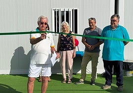 David Trippas, club president, at the opening ceremony.